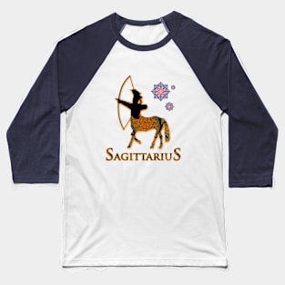 Sagittarius Stars Baseball T-Shirt